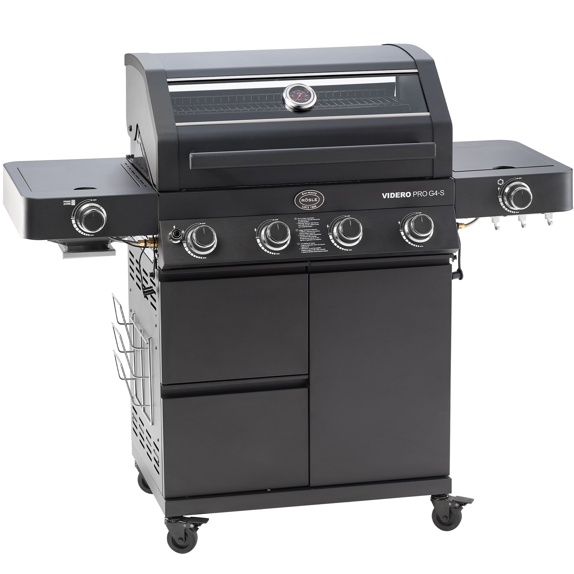 Gasgrill BBQ-Station VIDERO PRO G4-S VARIO+ 50mbar