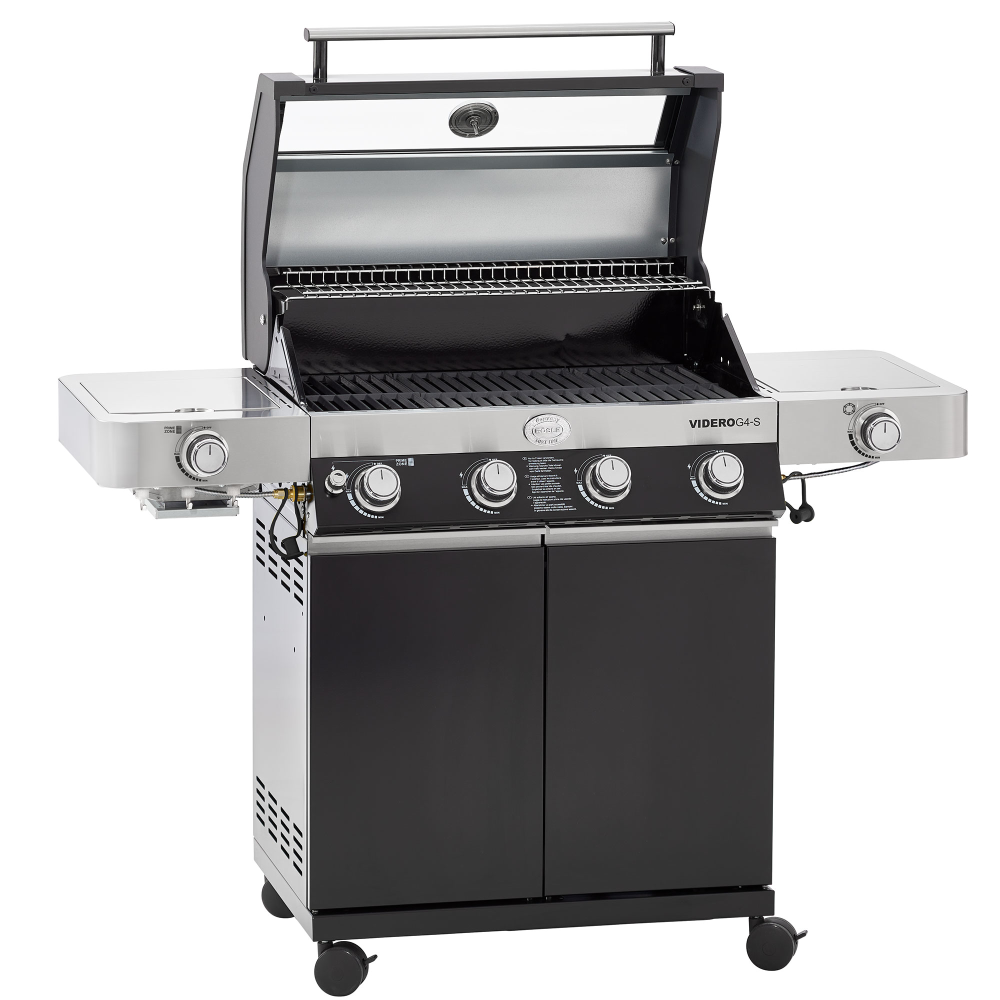 Buy Gas grill BBQ Station VIDERO G4-S Vario+ black mbar online at & Co. KG
