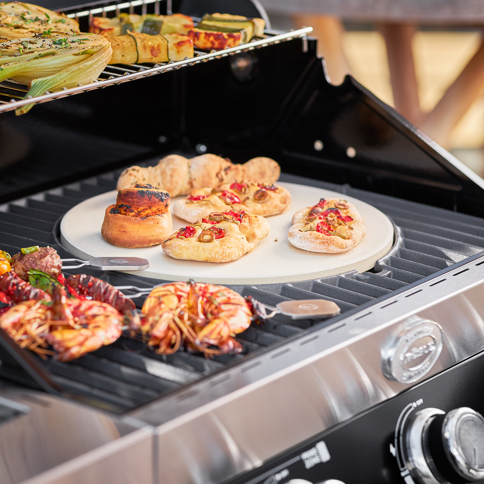 Gasgrill VIDERO G6-S Vario+ schwarz 50mbar